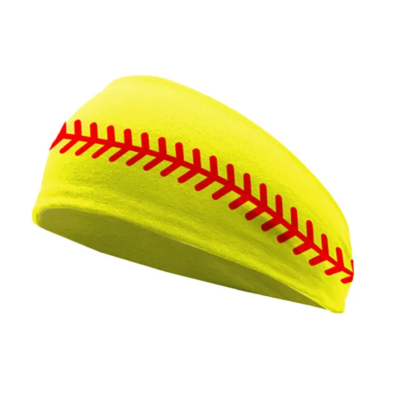 FY Sport Stirnband – Rutschfester Schweißband Für Volleyball, Basketball, Tennis (Gelb)