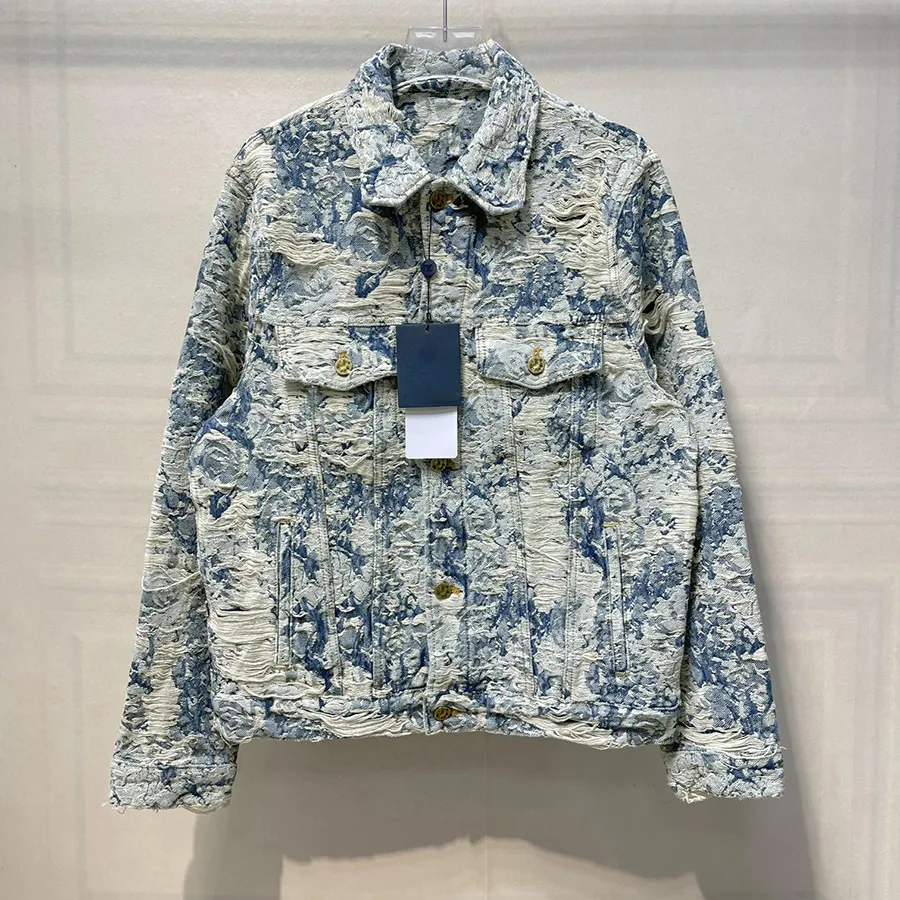Designer Jacquard Denim Jacket For Men And Women Classic Designer Jacquard Denim Jacket For Men And Women Classic