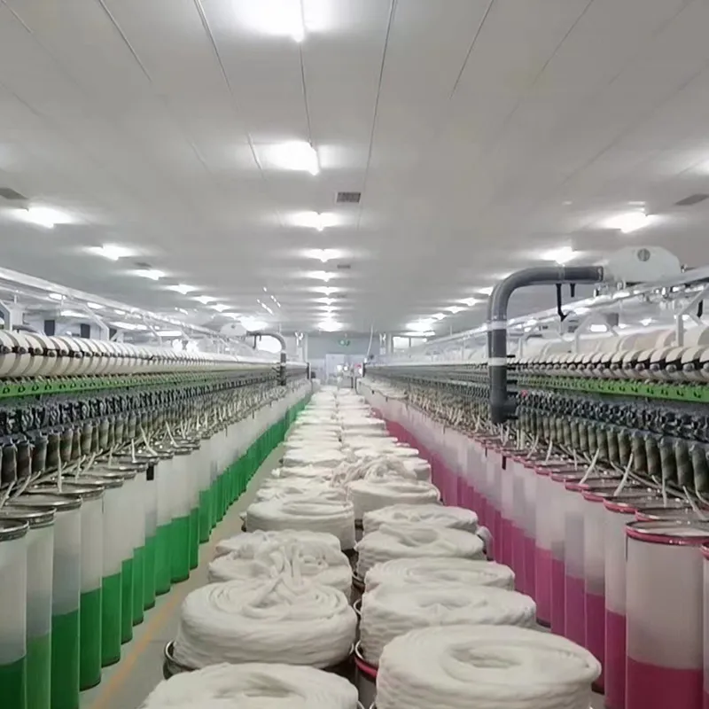 Produção e comercialização de fios de puro algodão para fiação a ar