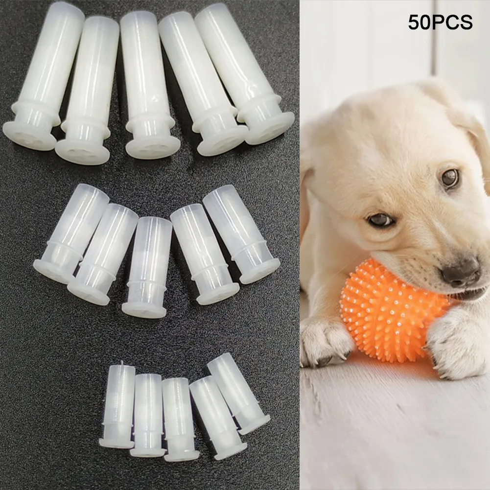 50pcs pièce de rechange fabricant de bruit bébé jouet en plastique fort fournitures pour animaux de compagnie enfants couineurs chien chat pour réparation Portable BB sifflet