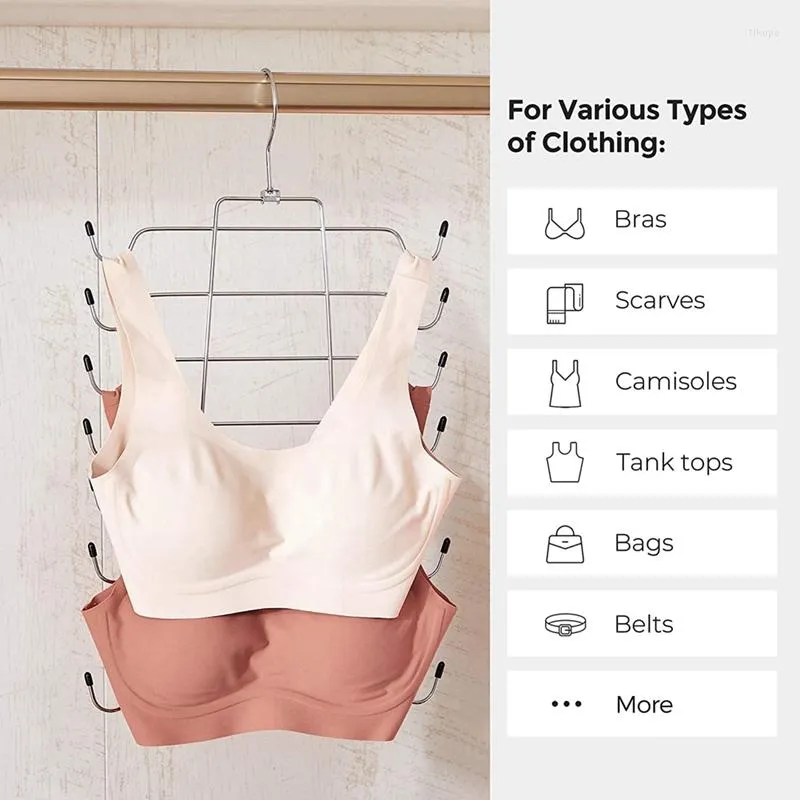 Foldable Swivel Bra Clothes Hanger Bunnings 2 Pack For Closet, Tank Top,  And Space Saving Design With Metal Holder From Tikopo, $22.82