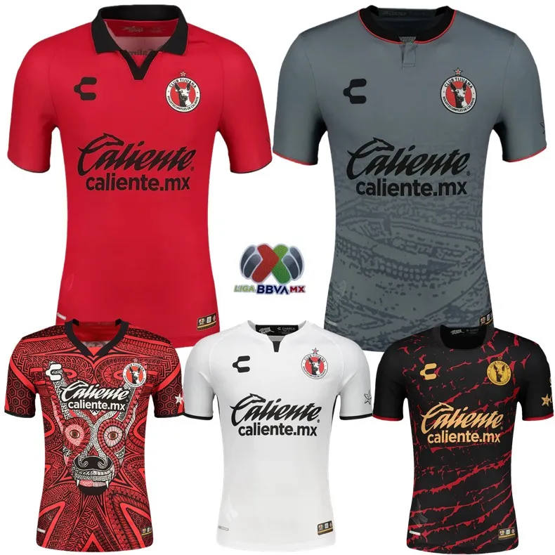 2023 2024 Tijuana de Xolos soccer jerseys 23 24 Club MANOTAS Martinez Angulo Castillo ROSA home away football shirt
