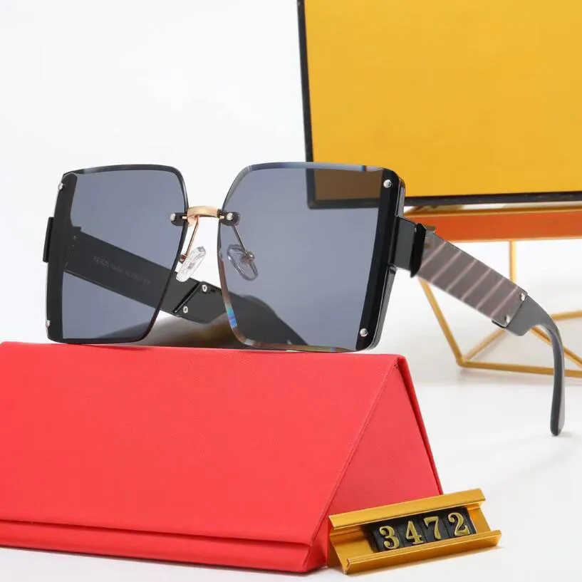 Kobiety Wysoka definicja zagęszczone okulary przeciwsłoneczne Wysokiej jakości ramka modna konstrukcja anty UV do jazdy i zajęć na świeżym powietrzu z pudełkiem