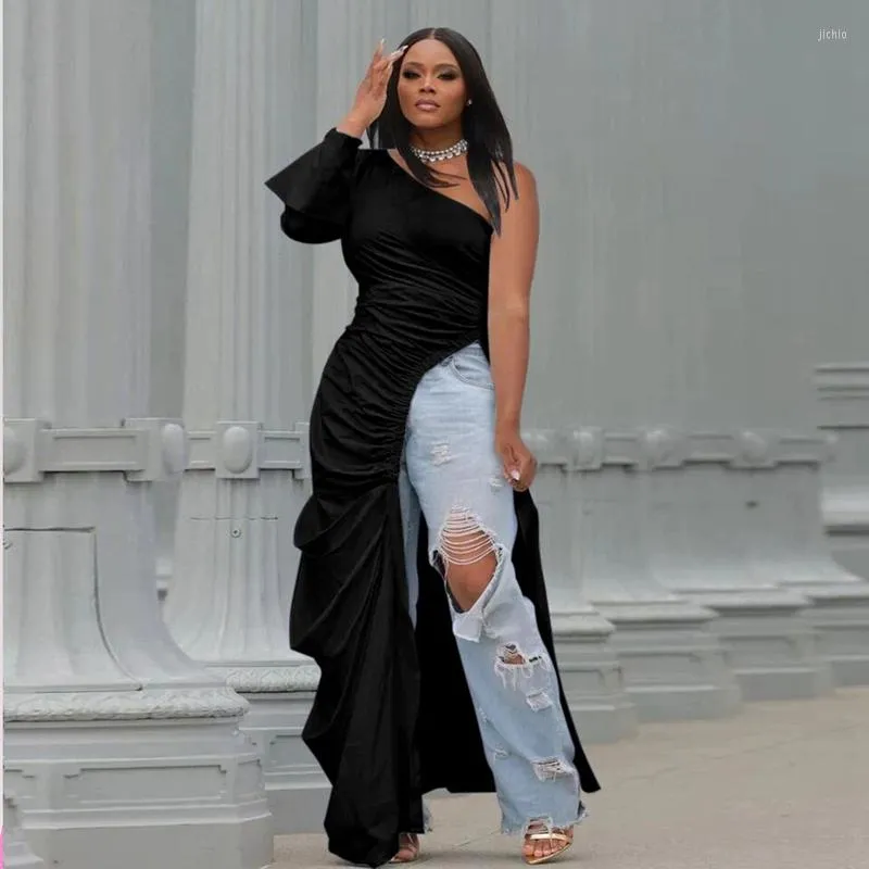 strapless open back dress Dressing Up Black One Shoulder Maxi Dress With Open Back Detail  Club L  London
