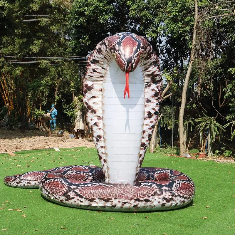 Pubblicità su misura da 3 (10 piedi) Metri Giant Snake Replica gonfiabile per decorazioni per eventi Sports BG-C0492