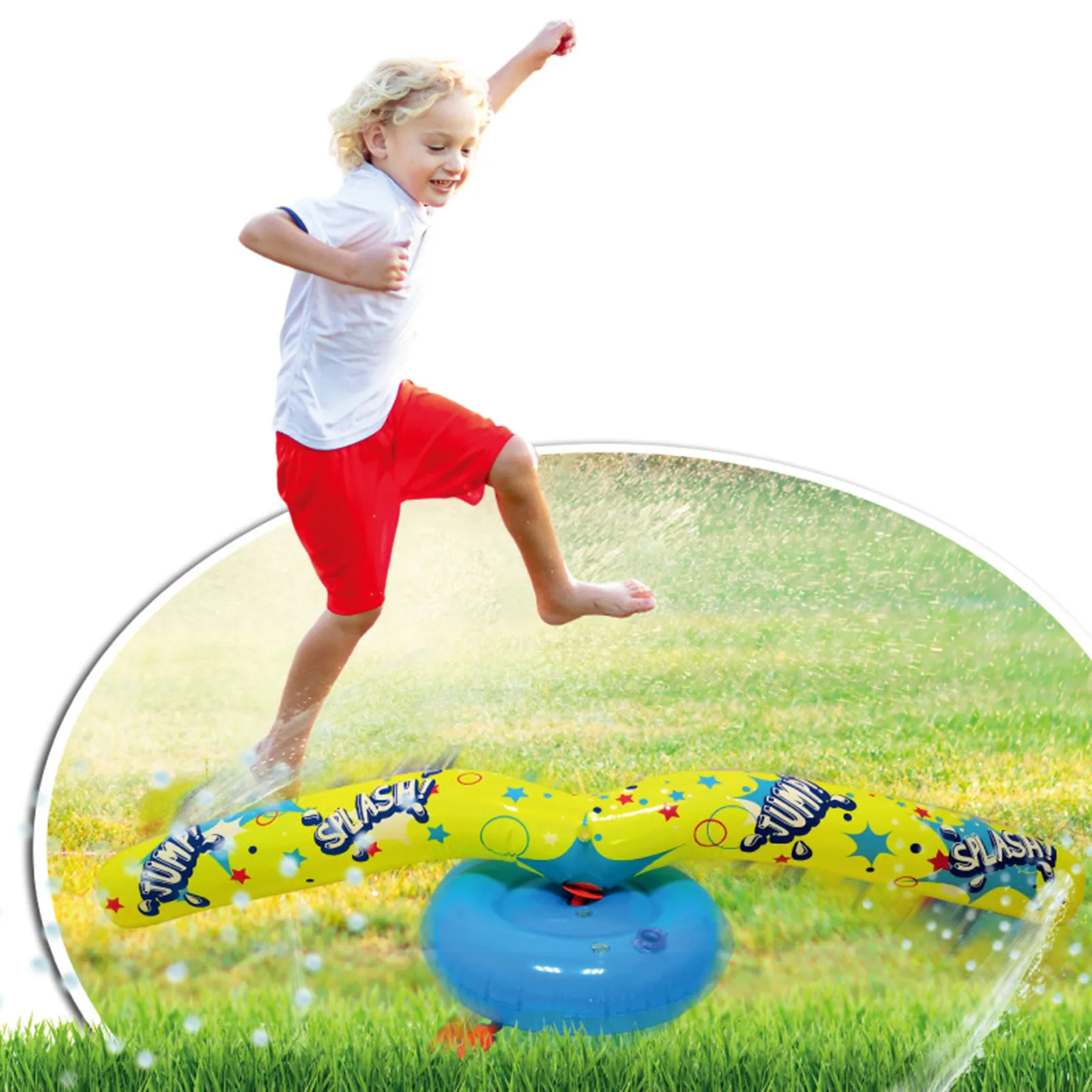 Outdoor Games Activities Kids Sprinkler Toy Spinning Water Spray ...