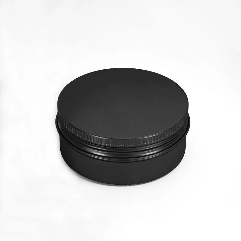 Recipientes cosméticos de alumínio vazios pote de bálsamo labial lata para creme pomada creme para as mãos caixa de embalagem 10-15-20-30-50-60-80-100-150ml (Bla Kive