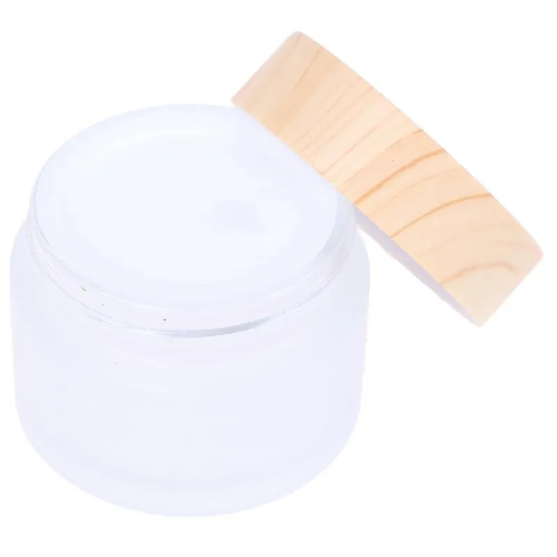 2021 Hot 5G 10G 15G 30G 50G 100G Cosmetic Jar Cream Tom Makeup Cream kan fyllas behållare Bambu kolförpackningsflaska