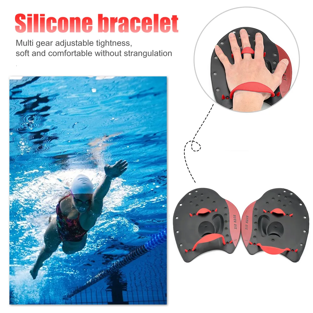 Accessoires De Plage Adultes Enfants Professionnels Pagaies De Natation  Gaines Correction Main Palmes Palmes Paume Doigt Gants Palmés Pagaie 230616  Du 8,29 €