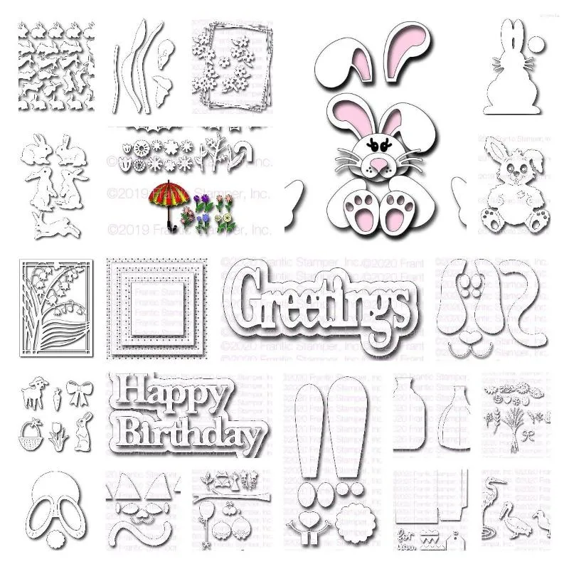 Gift Wrap Easter Egg Letter 2023 March Release Metal Cutting Dies DIY Scrapbooking Po Decorative Embossing PaperCard