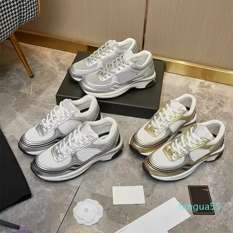 2023-Casual schoen Luxe designer damestrainer heren sneaker dikke bodem wit grijs draadzijde basketbal dames ontwerpers sneakers plateauzolen zomerwandeling