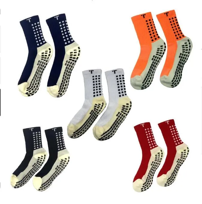 sales football socks non-slip football Trusox men soccer socks quality cotton Calcetines with Trusox