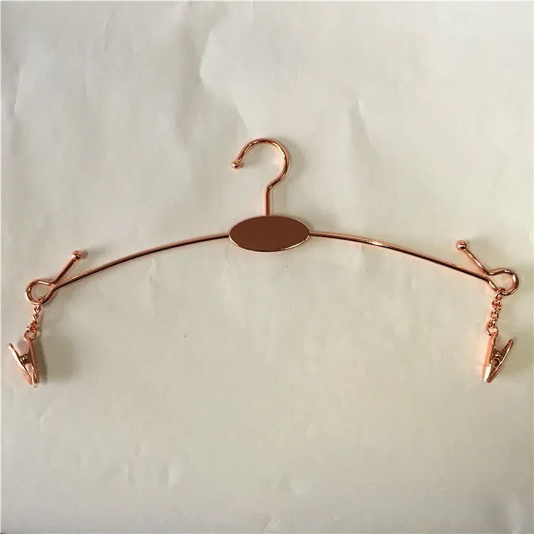 Gold Metal Coat Hangers Kmart Set Of 10 For Womens Underwear, Bras, Panties,  Socks Display And Organize Your Clothing With Hanging Clip Hooks From  Tikopo, $22.5