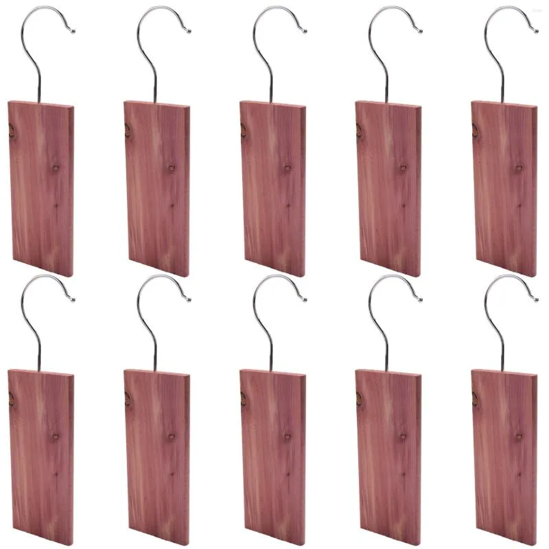 Cintres 10 pièces cèdre raccrocher pour vêtements stockage blocs de bois naturel placards tiroirs