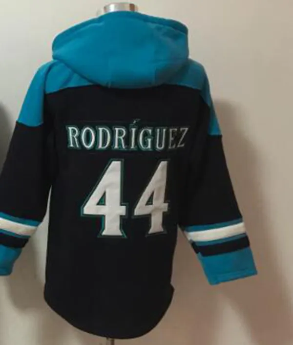 Moletom com capuz Seattle #44 Julio Rodriguez para fãs de beisebol americano