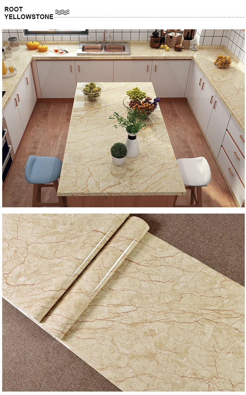 Kitchen Sticker Wallpaper: Self Adhesive Waterproof Oilproof Film For ...