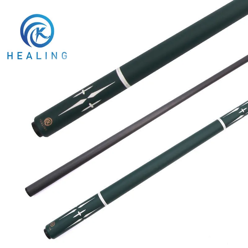 Billiard Accessories Pool Cue 1 2 Play Split Carbon Fiber Shaft Stick Radial Joint Protector Tip 12.4mm 58in Case Billar Kit 230616