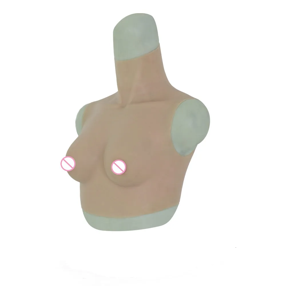 Breast Form B Cup XS Size Fake Silicone Breast Forms High Collar Sleeveless  Cosplay Fake Artifical Huge Boobs 230616 From 133,44 €