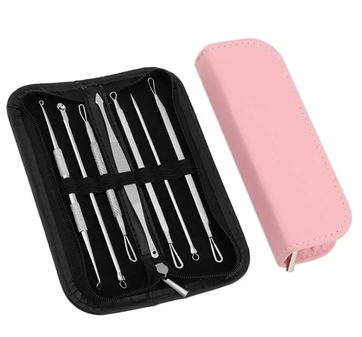 2021 NEW Blackhead Remover Tools Kits Pimple Blemish Extractor Acne Remover Tool Set Make Up Beauty Tool Kit Black Head Whitehead Needle