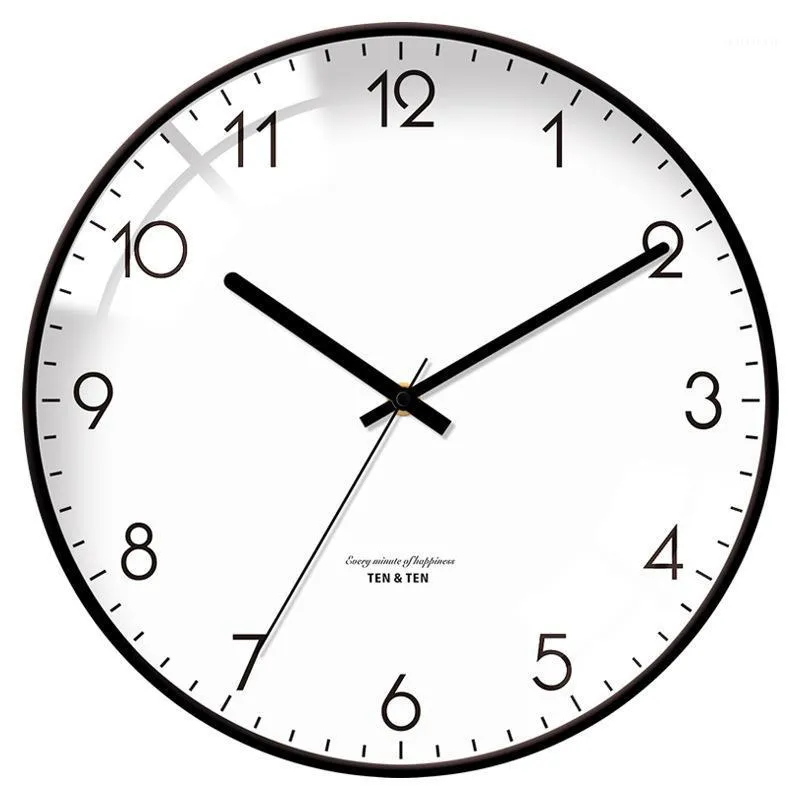 Relógios de parede Relógio Simples Nórdico Alarme Data Temperatura Retroiluminação Automática Área de Trabalho Decoração da Casa Prateleira Parede1