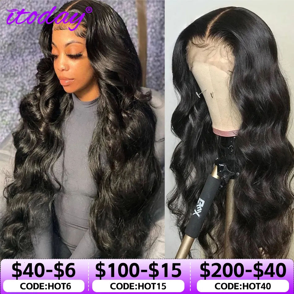 Perruques en dentelle 13x4 HD Transparent Lace Front Perruques de cheveux humains Body Wave Lace Front Wig 13x6 Lace Frontal Wig Brésilien Body Wave Perruque de cheveux humains 230616