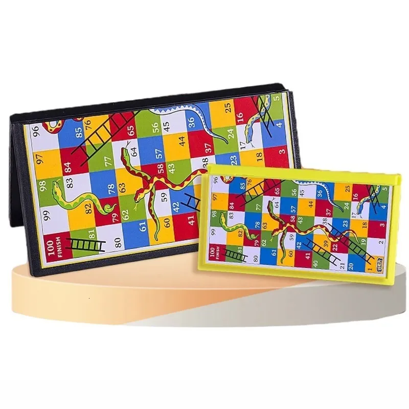 Jeux d'échecs Échelle de serpent Jouets éducatifs pour enfants Jouets pour enfants Intéressant Jeu de société Portable Flying Family Interaction parent-enfant 230616