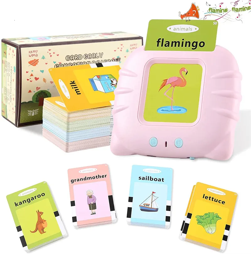 Interactive Educational Kids Electronic Learning Toy Engaging Word Flash Card Machine For Kindergarten Toddler Reading Gadget From Ren07 11.87 DHgate.Com