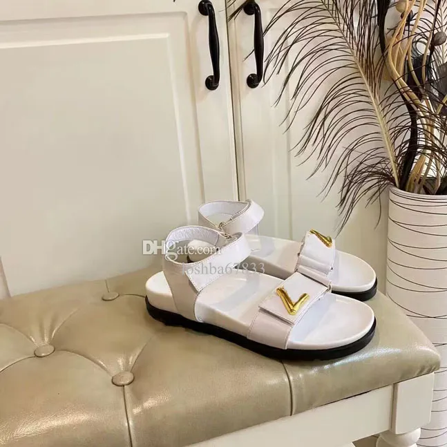 Summer Beach Sandals кожаные платформу платформы тканые пятно роскошные дизайнерские обувь каналы женские квартиры слайд 35-42