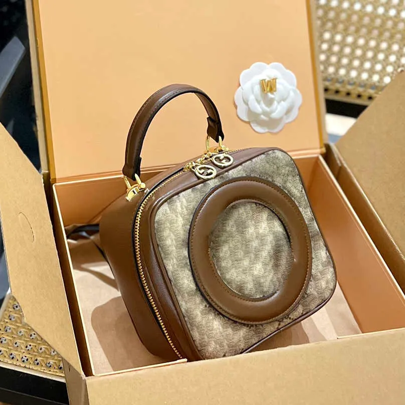 Designer Blondie Shoulder Bags Handväskor Fashion Bag äkta läderkamera påse modetrend 744434