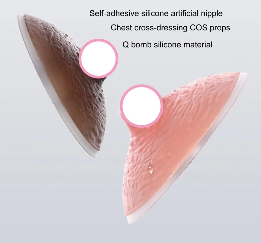 암기 액세서리 시뮬레이션 실리콘 가짜 젖꼭지 침몰 보철 가슴 페이스트 암컷 범프 섹시한 부드러운 크로스 드레싱 cos와 함께 자제력 230617