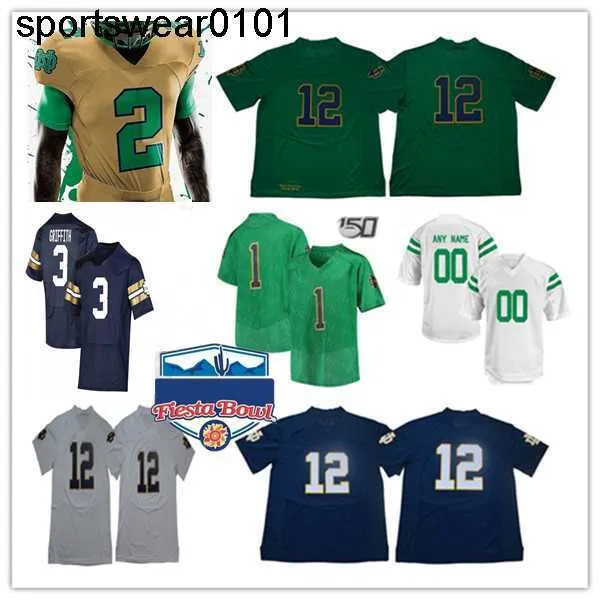 Notre Dame Fighting Irish College Football Jersey Tyler Buchner Ian Book Kyren Williams Jack Coan Chris Tyree Audric Estime Lorenzo