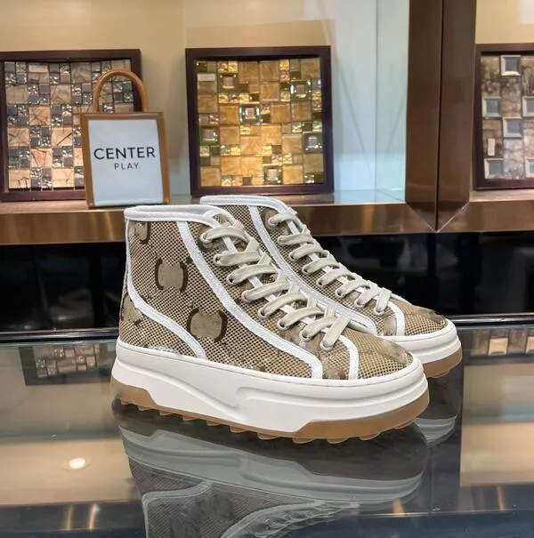 Luxury 1977 High Top Canvas Tennis Bacca Bucci Shoes With Ace