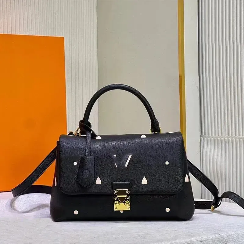 Luxury Lady Purses Madeleine BB Evening handbags Designer bags Fashion Empreinte Embossed Grained Leather Classic S-Lock Top Handle Women shoulder crossbody bags