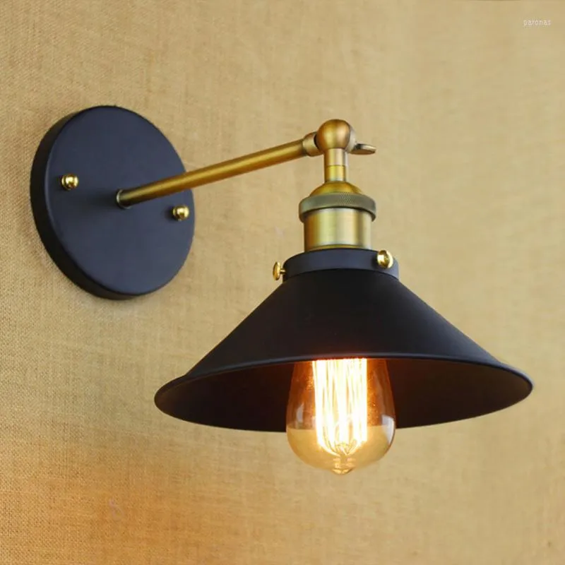 Wall Lamp Mini Small Lamps Vintage Black Rustic Sconce Lights Retro Loft Industrial Lamparas Arandela De Pared