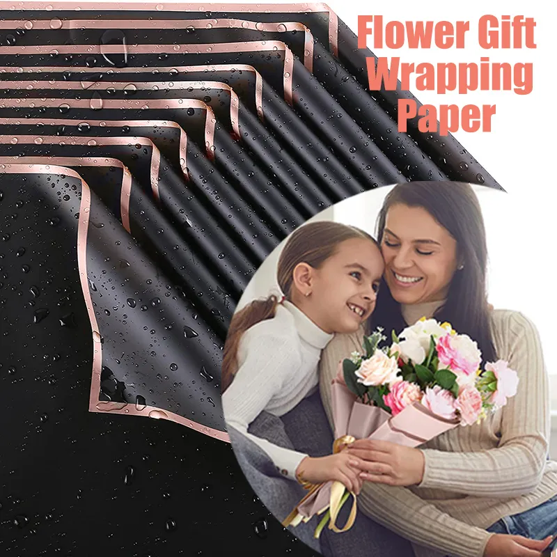 Waterproof Translucent Flower Pink Gift Wrapping Paper Paper 60 Sheets For  DIY Florist Bouquets And Gift Packaging Deco 230617 From Men09, $34.18