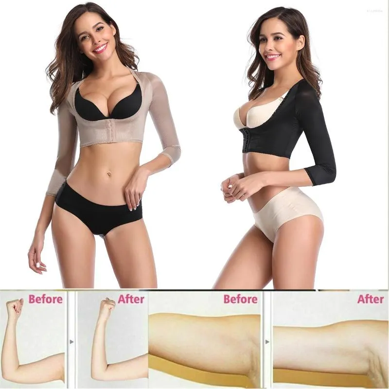 Women's Shapers Arm Control Shapewear Corrector Back ShoulderHumpback  Posture Concealer Shoulder Correctors Bra Fat Burner XL