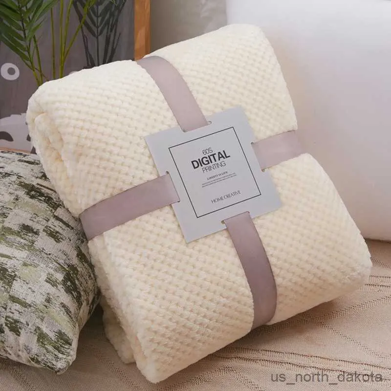 Blanket Throw Blanket Fleece Fluffy Super Soft Blanket for Beds Bedspreads Pineapple Quilt for Kids Pet R230617