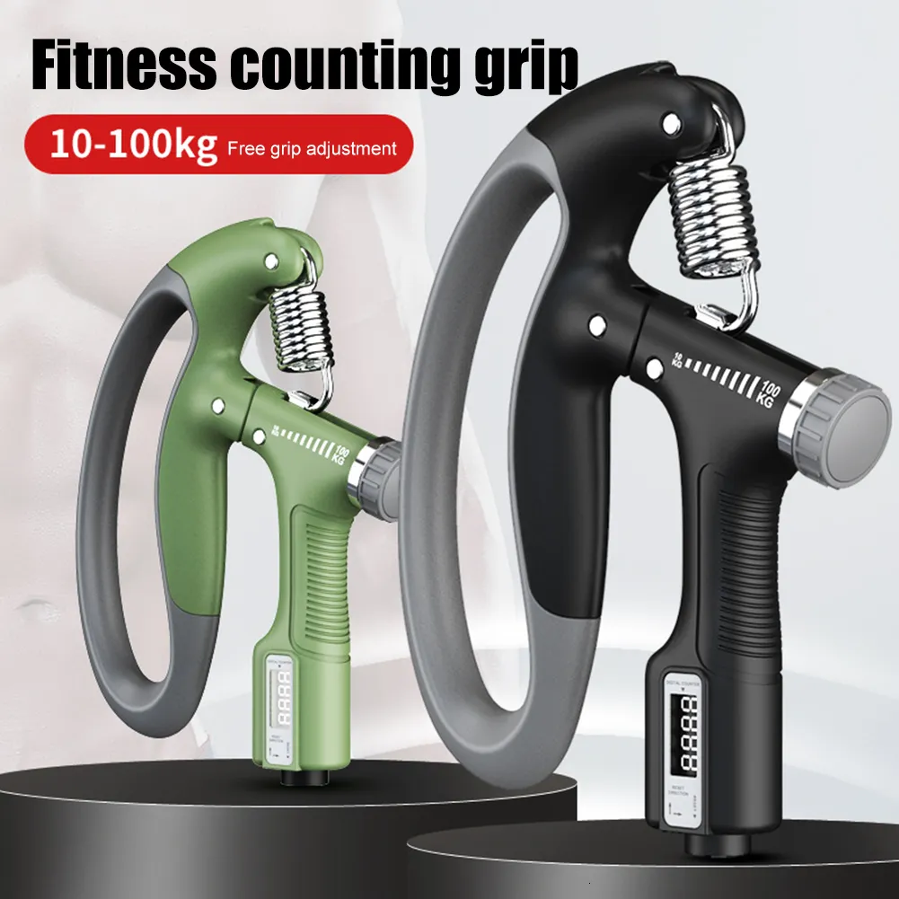 Manopole 10100KG Regolabile Heavy Gripper Fitness Grip Rafforzatore Spring Finger Expander Attrezzatura per l'allenamento muscolare 230617