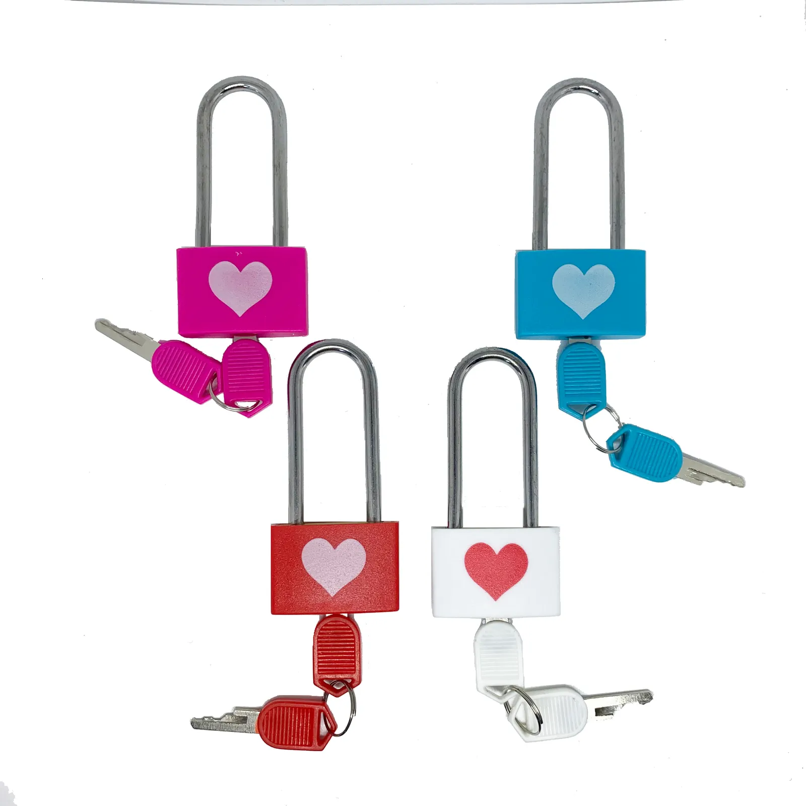 Serrures de porte Serrure de porte Valises Serrure de casier de gym Cadenas de sécurité Antivol Faisceau long Coeur Tiroir Clé Cadenas Camper Verrou Sac à dos 230616