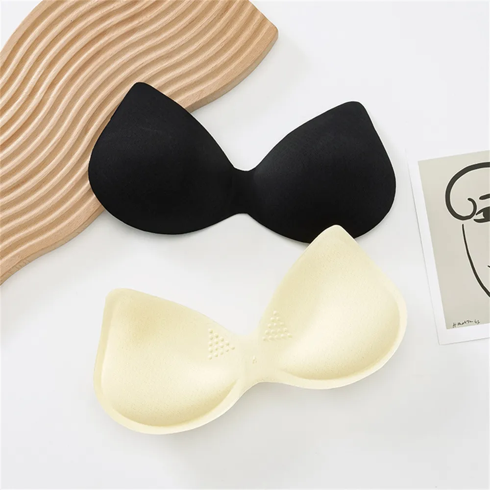 Women Bra Pads Water Drop Shape Removable Push Up Cups Inserts Bikini  Enhancers 