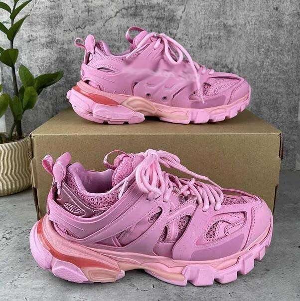 Balenciaga Track lace-up sneakers - Pink
