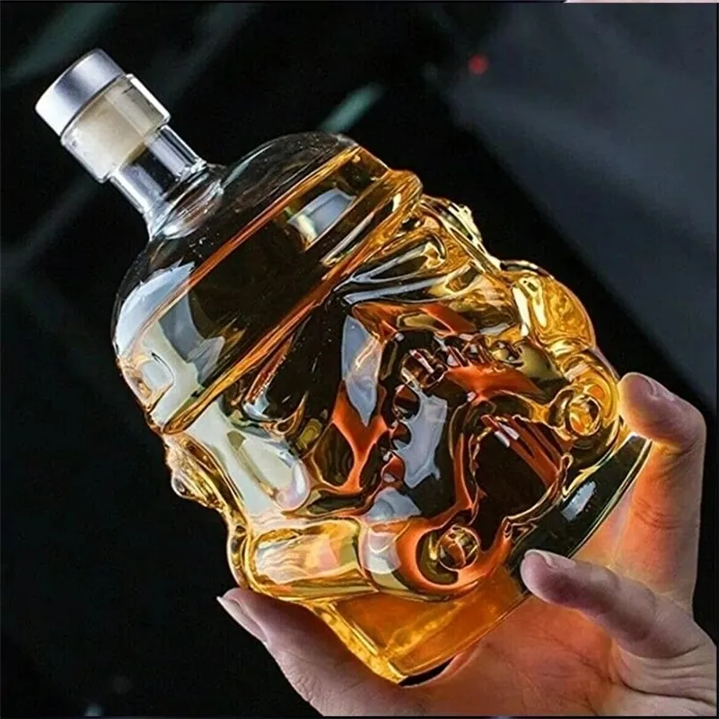 Bar Outils 650 Ml Transparent Creative Whisky Decanter Set