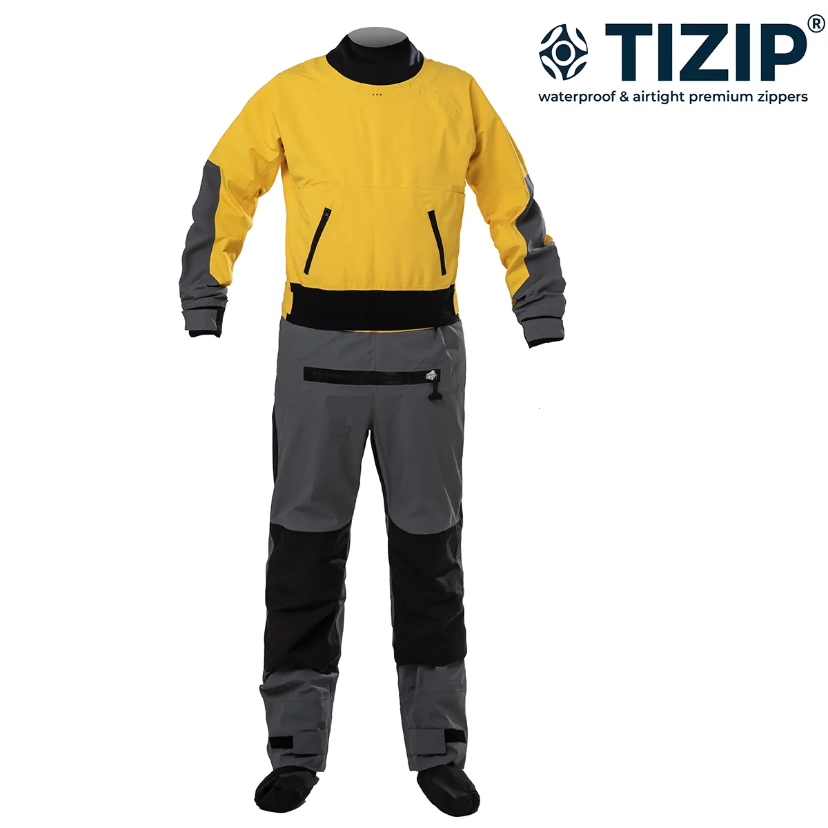 Trajes de neopreno Trajes secos Traje seco Impermeable Transpirable Kayak Traje seco para hombres Jetskiing Paddleboarding con TI-ZIP 230616