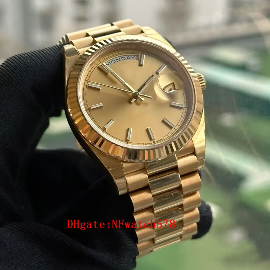 Hoogwaardige herenhorloge 40 mm 18k goud roségoud 3235 uurwerk automatische herenarmbandhorloges lichtgevend waterdicht 228235 horloges