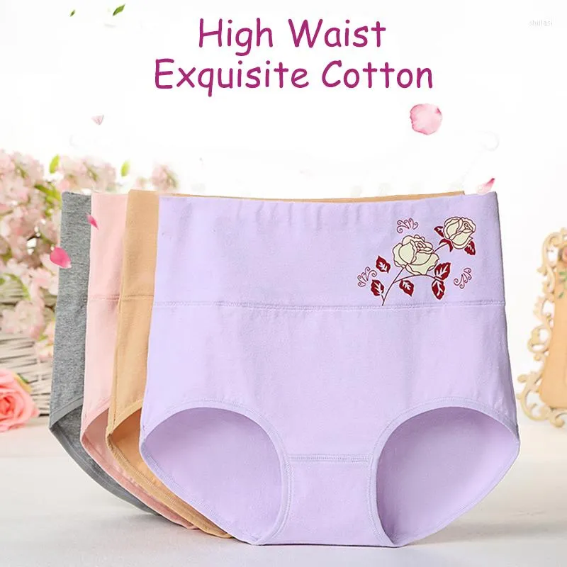 Womens Panties Pure Cotton Women'S Underwear High Waisted