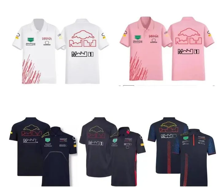F1 Formula One Racing Polo Gömlek Yaz Aynı Gelen Kısa Kollu Gömlek