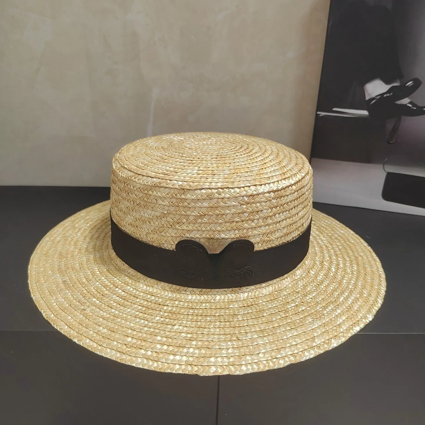 Unisex faux designer straw hat/sombrero NEW large Sombrero Extra Grande - Etsy main image 3