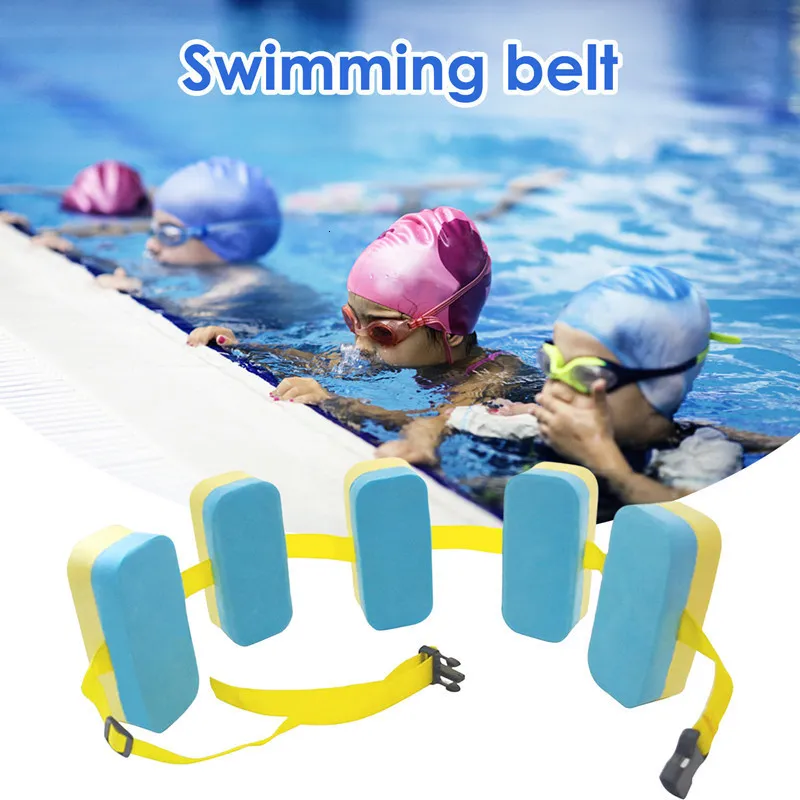 Jouet de gonflage à l'air Dos réglable Mousse flottante Ceinture de natation Enfants Float Board Ceinture Matelas pneumatiques Adultes Enfants Équipement de formation de natation 230616