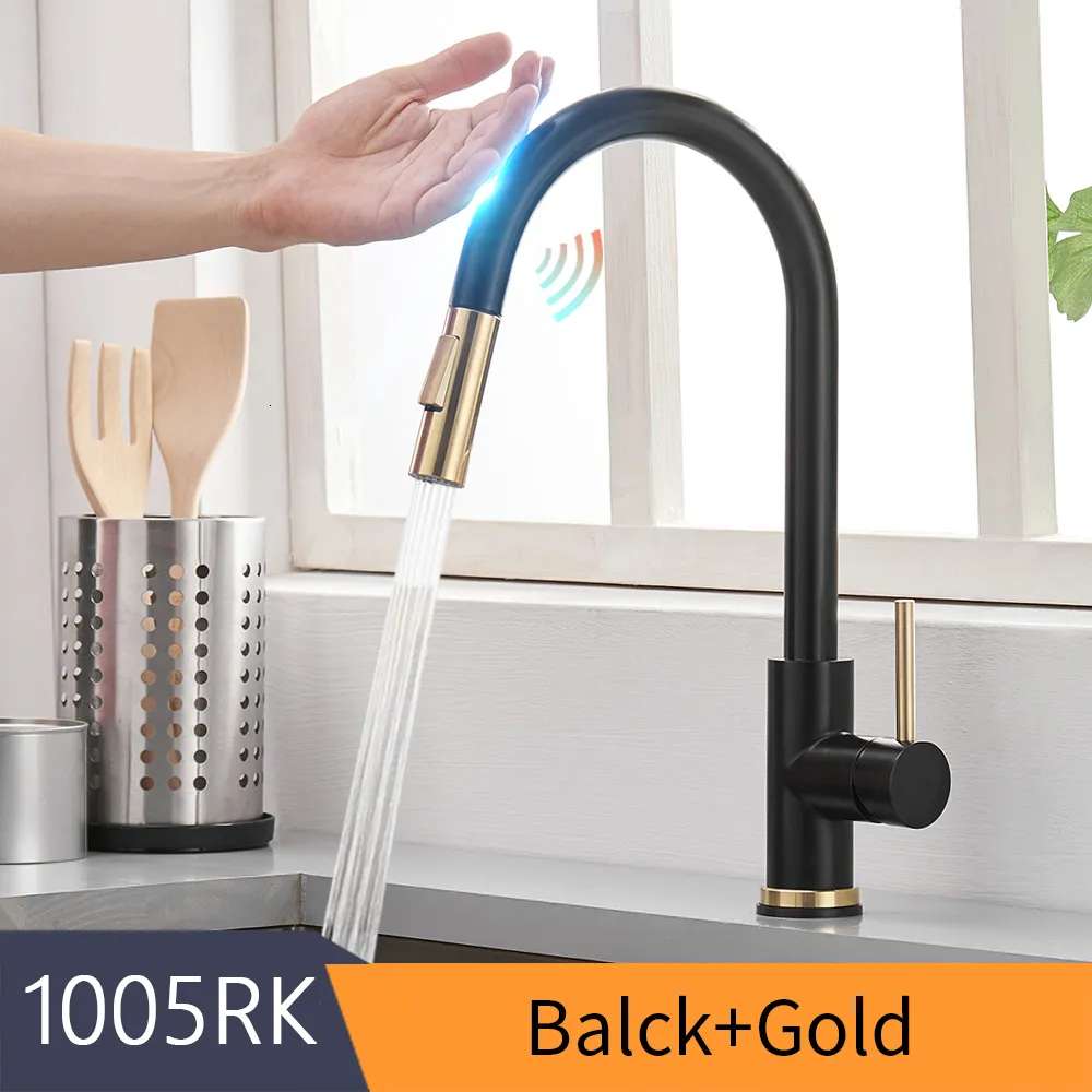 Zexzen Badezimmer-Wasserhahn 2 Griffe – Schwarz & Gold, 10,2 Cm Mittelanschluss – Mit Schwenkauslauf & Zulaufschläuchen