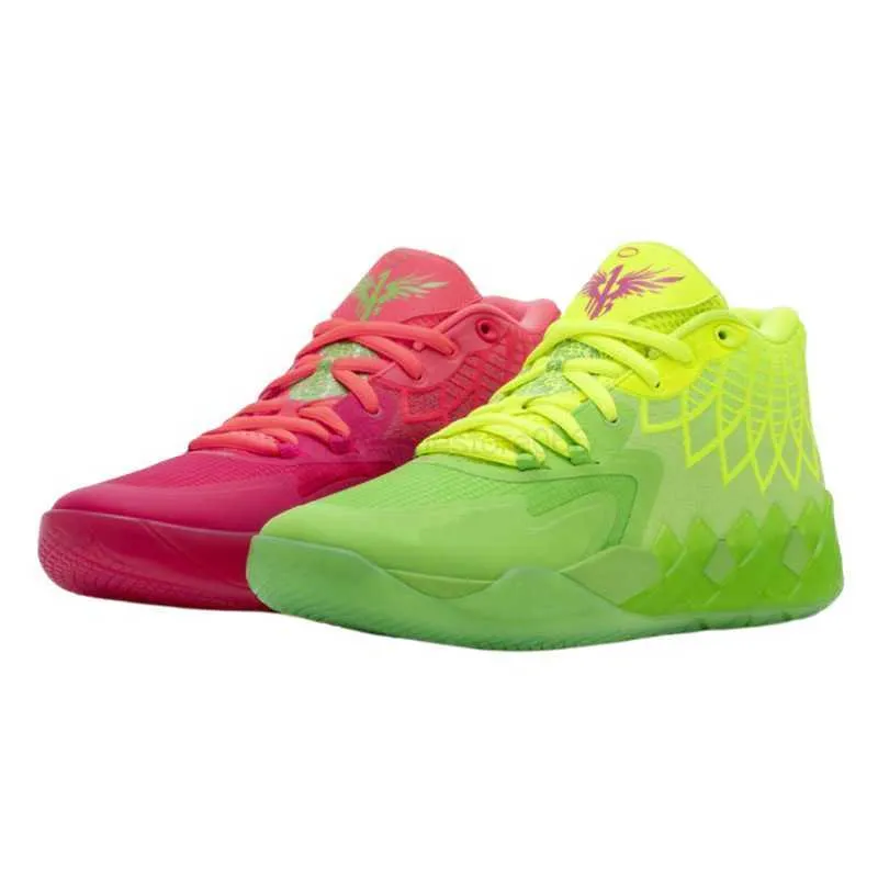 Économisez gros sur les achats en gros de Chaussures De Basket Ball Rick Et  Morty Rick And Morty Basketball Shoes For Sale LaMelos Ball Men